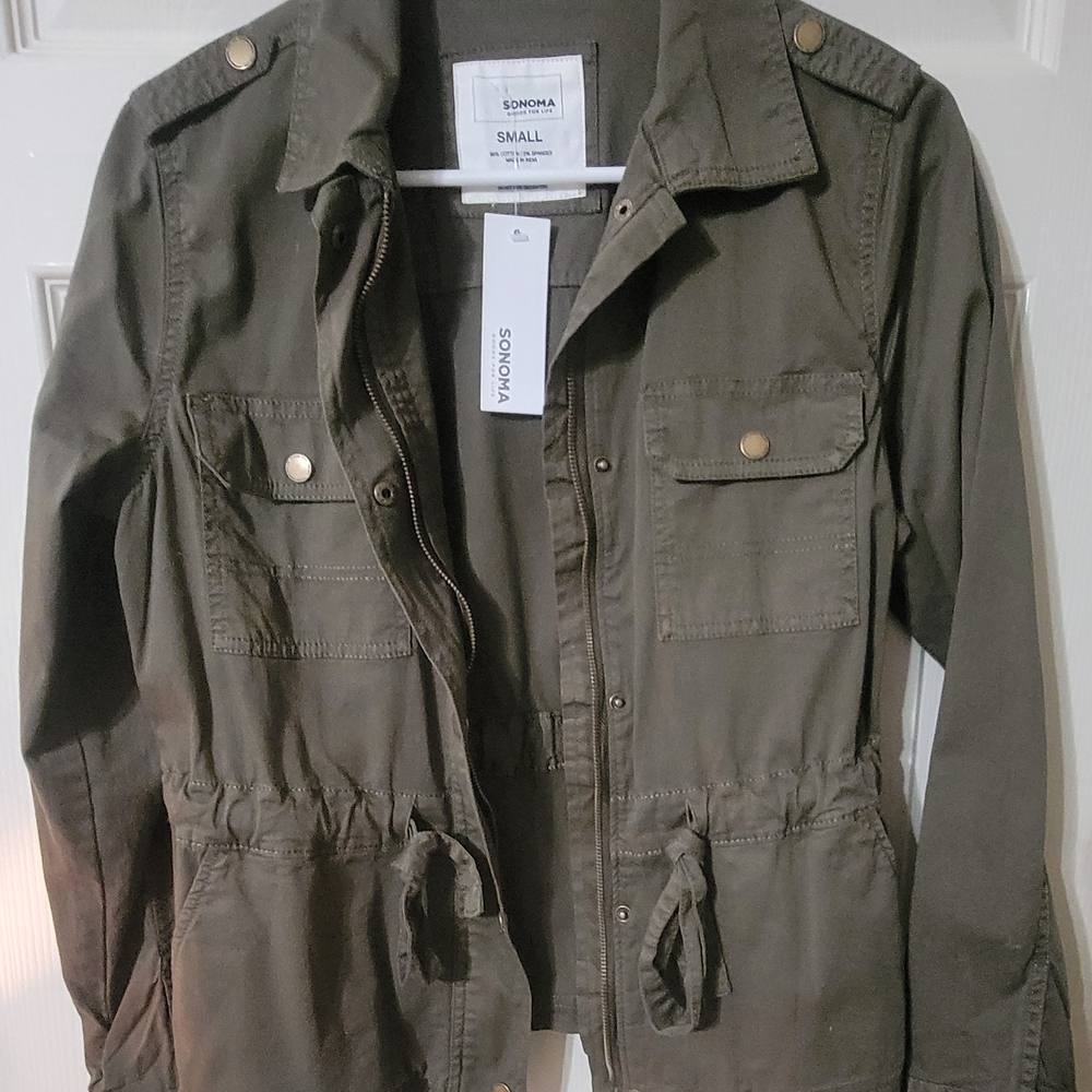 Sonoma Olive Utility Jacket